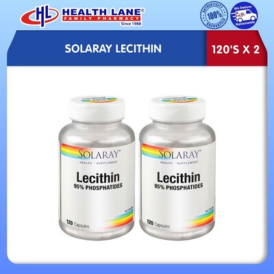 SOLARAY LECITHIN 120'SX2